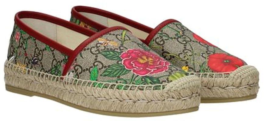 (Women) Gucci GG Supreme Espadrilles 'Floral' 611443-HT530-8489 Order (Women) Gucci GG Supreme Espadrilles 'Floral' 611443-HT530-8489