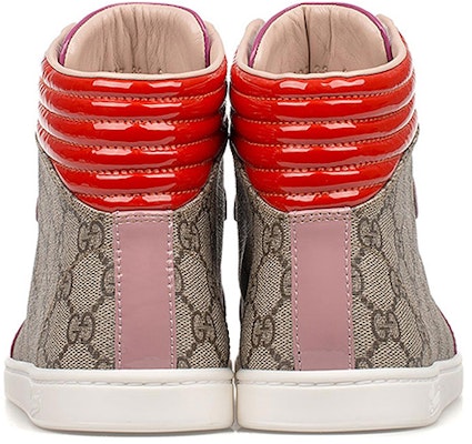 (W) Gucci GG Supreme Tinggi Atas 'Beige Carmine Rose Rosette Baru' 404937-KLQW0-9861 Shop (W) Gucci GG Supreme Tinggi Atas 'Beige Carmine Rose Rosette Baru' 404937-KLQW0-9861