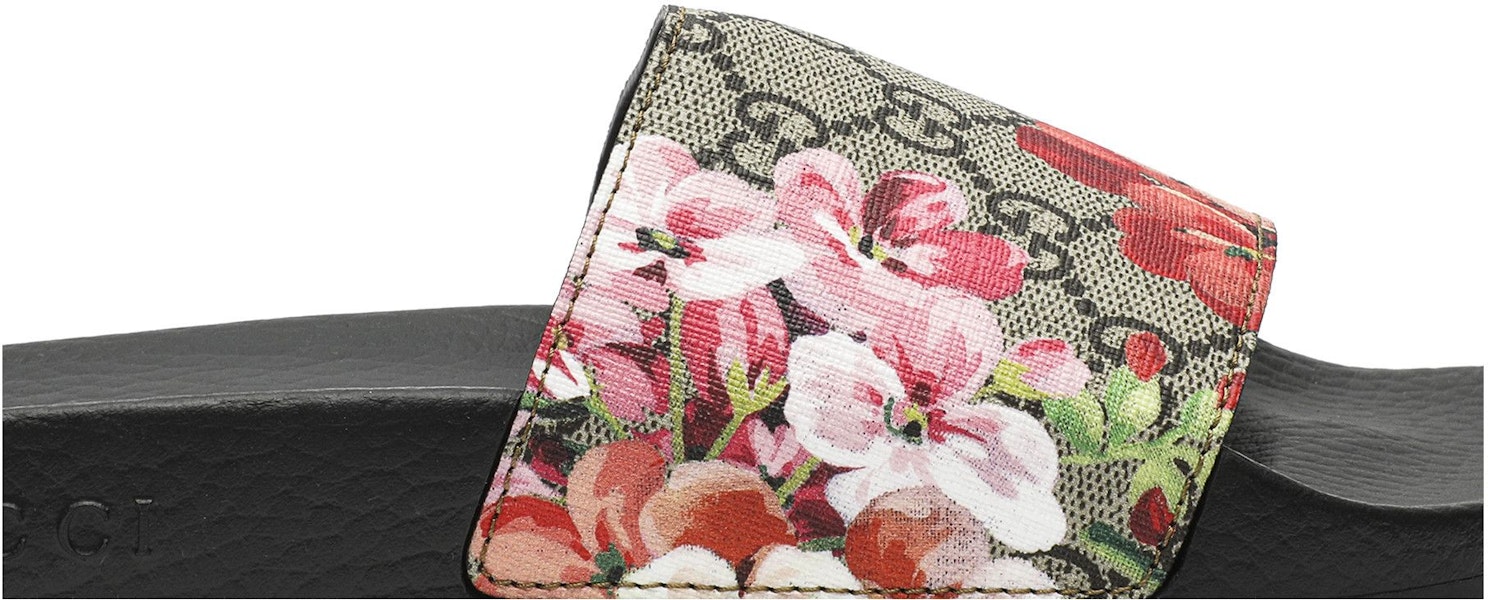 (W) 古驰 GG Supreme 花卉拖鞋 408508-KU200-8919 Lookbook (W) 古驰 GG Supreme 花卉拖鞋 408508-KU200-8919