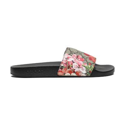 (W) Gucci GG Supreme Slide 'Blooms'