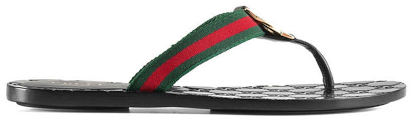 (Women) Gucci Gg Thong Web Sandal 'Black' 270374-H9020-8476 Order (Women) Gucci Gg Thong Web Sandal 'Black' 270374-H9020-8476