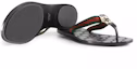 Shop (W) Gucci Gg Selipar Tali Web 'Hitam' 270374-H9020-8476
