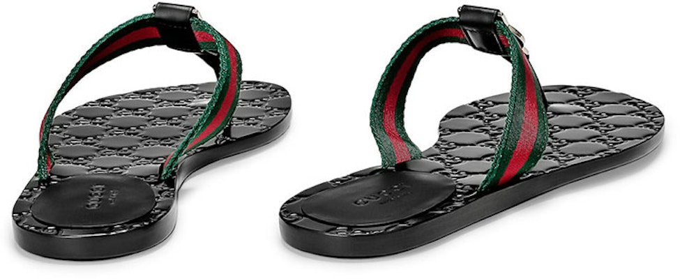 (Women) Gucci Gg Thong Web Sandal 'Black' 270374-H9020-8476 Details for (Women) Gucci Gg Thong Web Sandal 'Black' 270374-H9020-8476