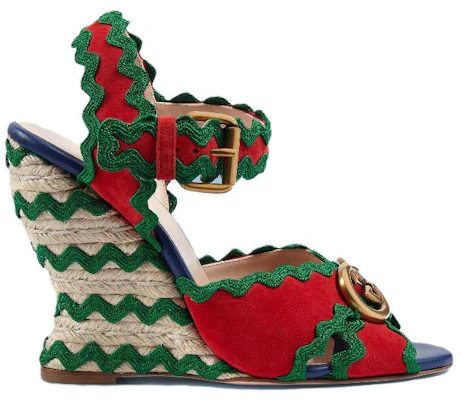 (W) Gucci GG Tacones Plataforma Multicolor Rojo Verde 699270-D8EV0-6460 Order (W) Gucci GG Tacones Plataforma Multicolor Rojo Verde 699270-D8EV0-6460