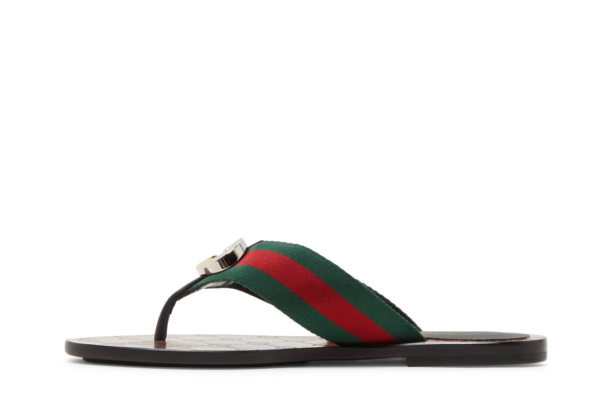 Lookbook (W) Sandal Gucci GG Web 'Hitam' 612138-H9020-8476