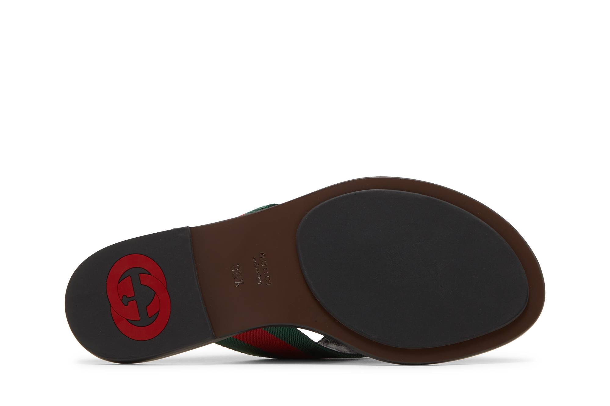 Shop (W) Sandal Gucci GG Web 'Hitam' 612138-H9020-8476