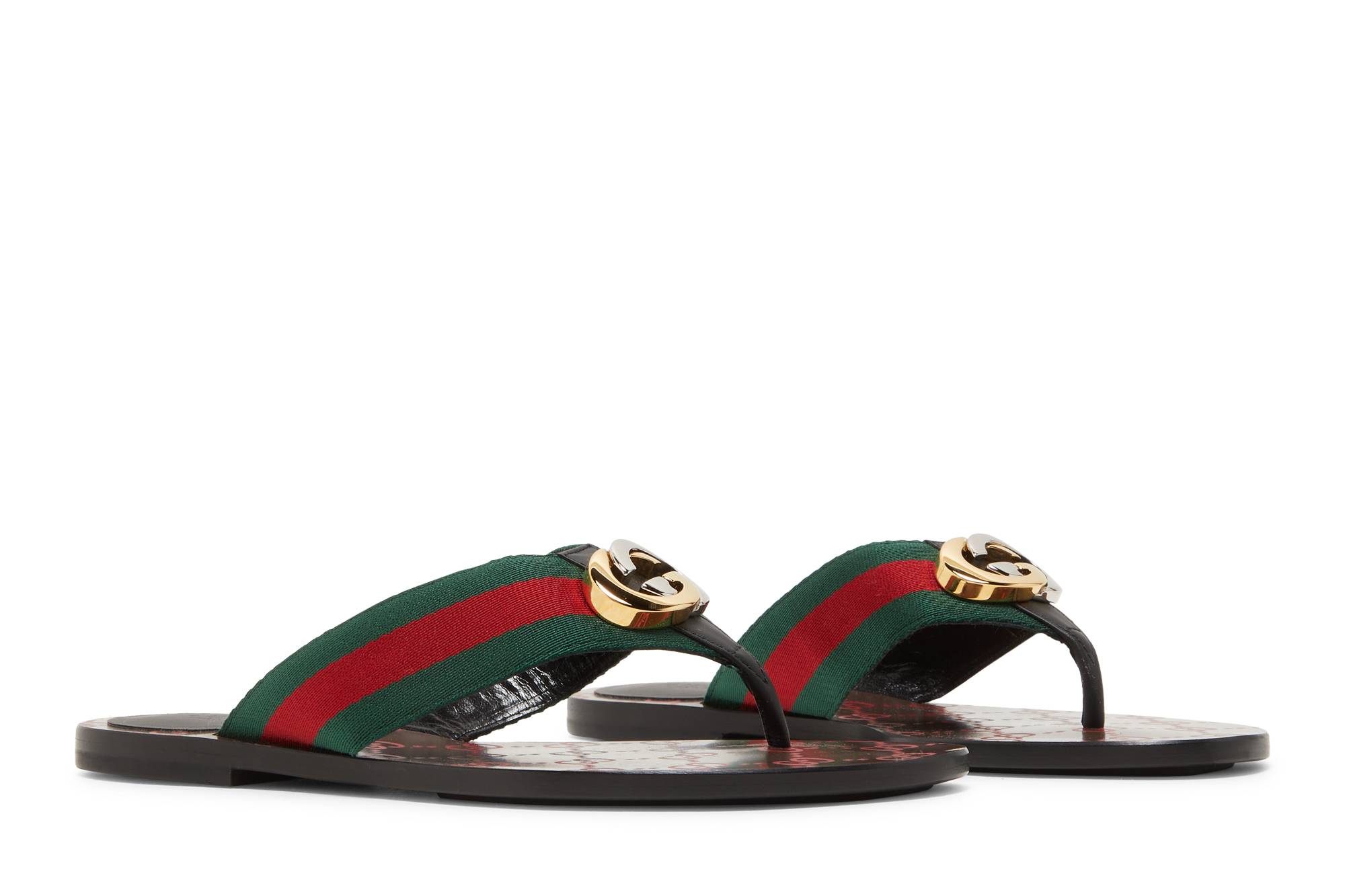 Cheap (W) Sandal Gucci GG Web 'Hitam' 612138-H9020-8476
