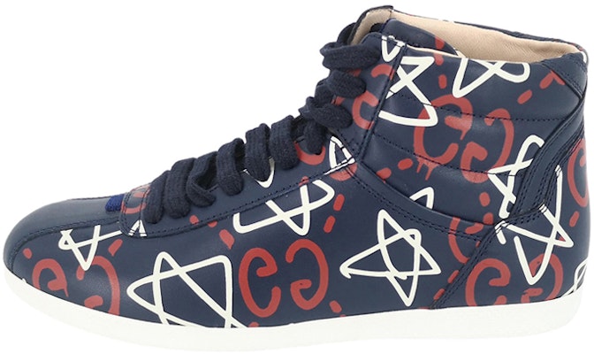 (W) Gucci Ghost High Top ''Blue Agata'' Sneaker 448482-DSV30-4185 Buy (W) Gucci Ghost High Top ''Blue Agata'' Sneaker 448482-DSV30-4185