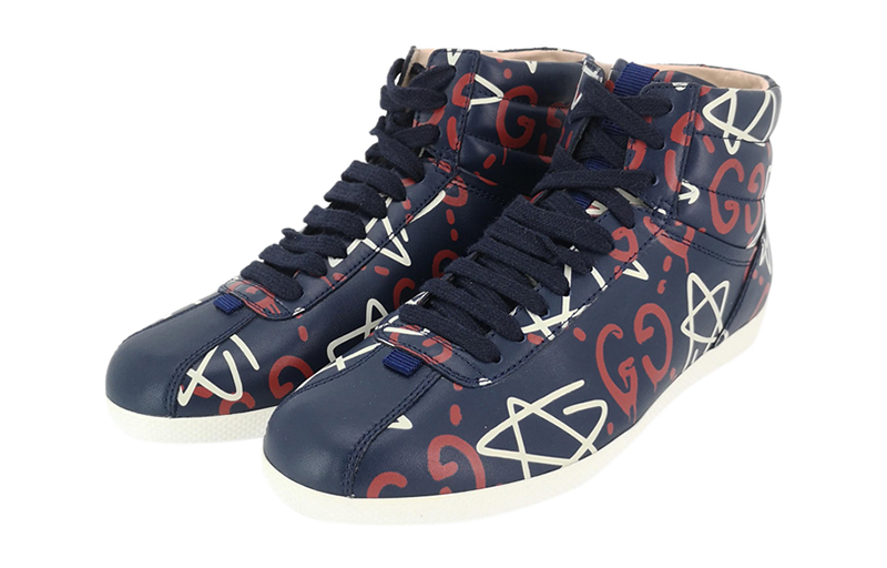 Order (W) Gucci Ghost High Top ''Blue Agata'' Sneaker 448482-DSV30-4185