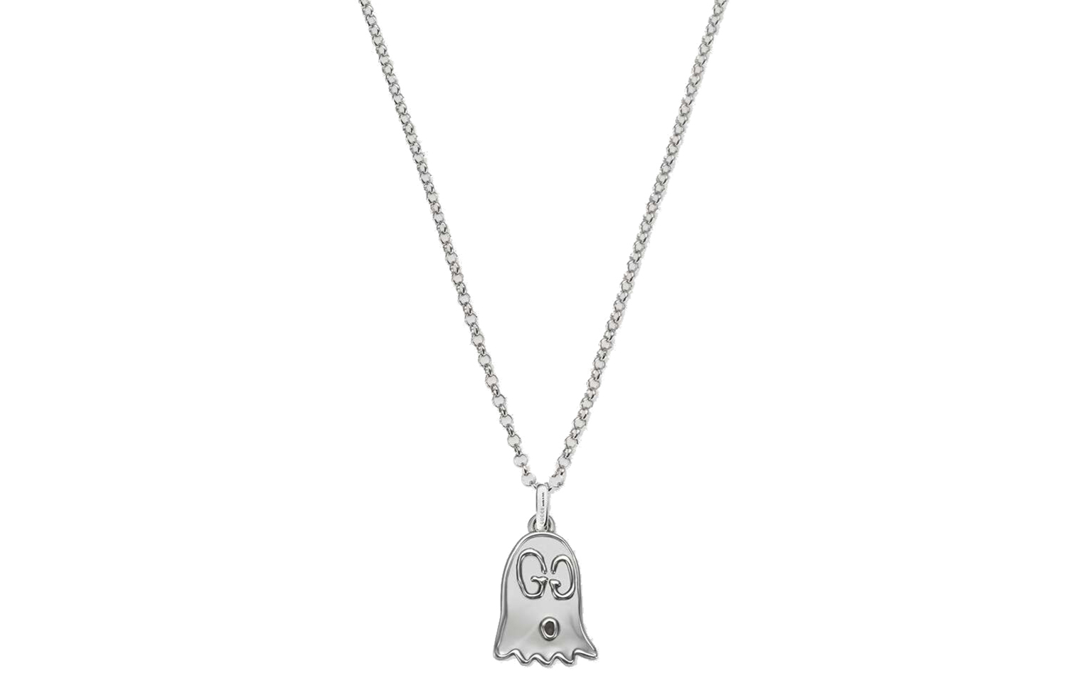 (Women) GUCCI Ghost Style 925 Silver Necklace for Women 455276-J8400-0701 圖 2