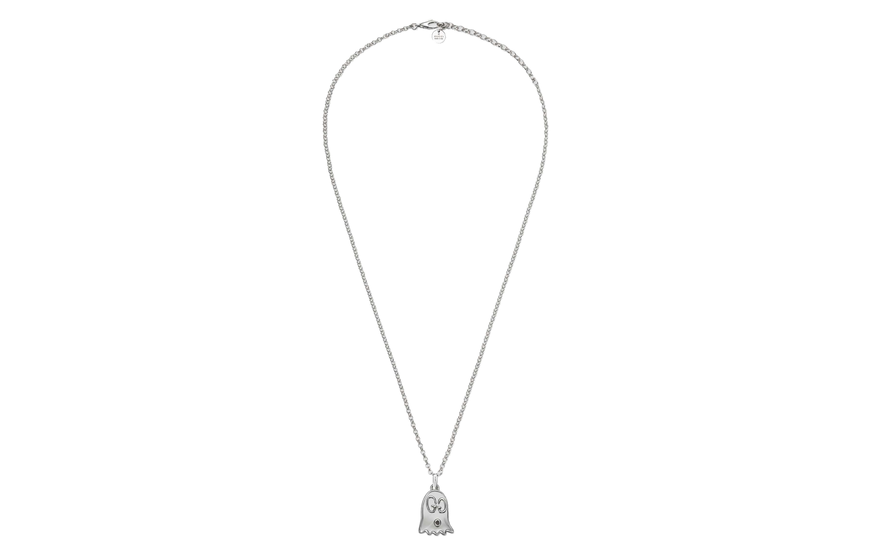 (Women) GUCCI Ghost Style 925 Silver Necklace for Women 455276-J8400-0701 圖 3