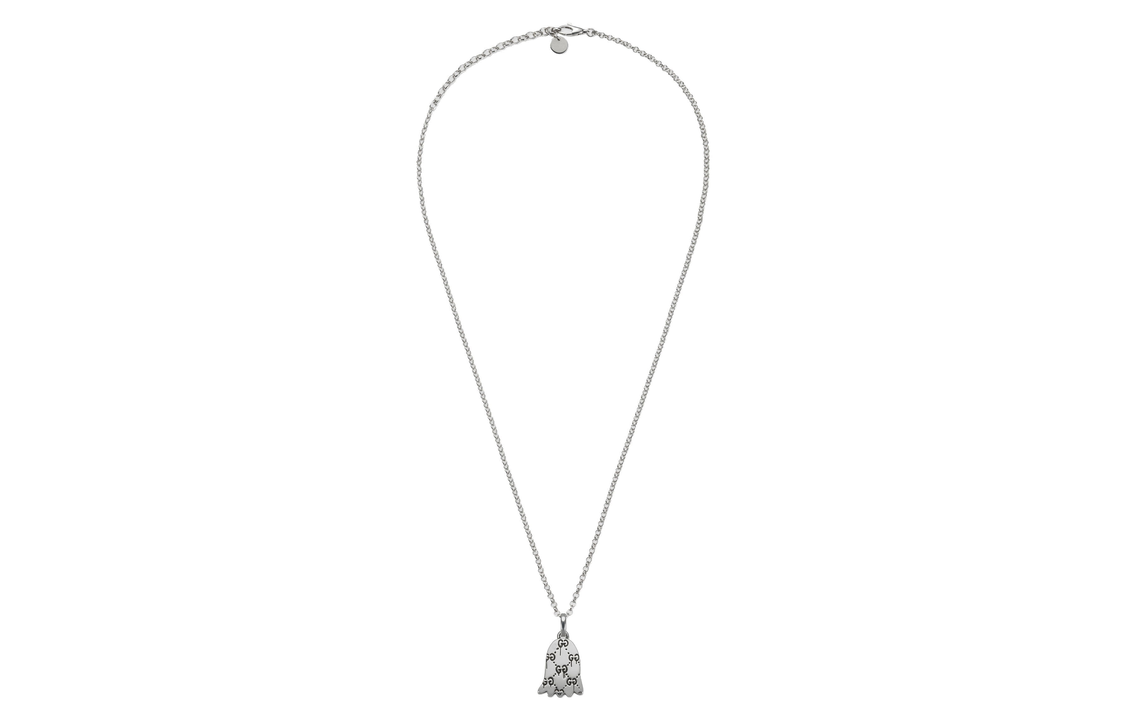 (Women) GUCCI Ghost Style 925 Silver Necklace for Women 455276-J8400-0701 圖 4