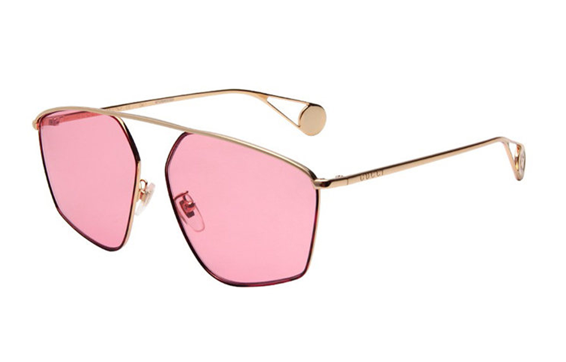 (Women) GUCCI Glam Luxury Collection Double G Pink Sunglasses GG0437SA-004 圖 3