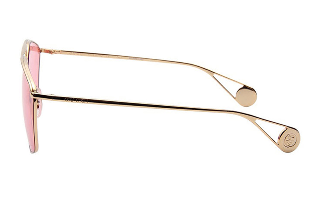 (Women) GUCCI Glam Luxury Collection Double G Pink Sunglasses GG0437SA-004 圖 4