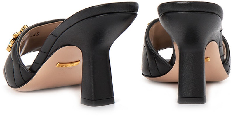 (W) 구찌 블랙 가죽 스틸레토 샌들 (Gucci Black Leather Stiletto Sandals) 695204-BKO60-1000 Purchase (W) 구찌 블랙 가죽 스틸레토 샌들 (Gucci Black Leather Stiletto Sandals) 695204-BKO60-1000