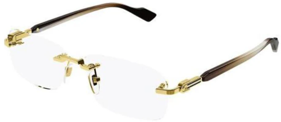 (W) GUCCI Cermin Mata Optikal Rectangle Emas Acetate Wanita. GG1221O002 Order (W) GUCCI Cermin Mata Optikal Rectangle Emas Acetate Wanita. GG1221O002