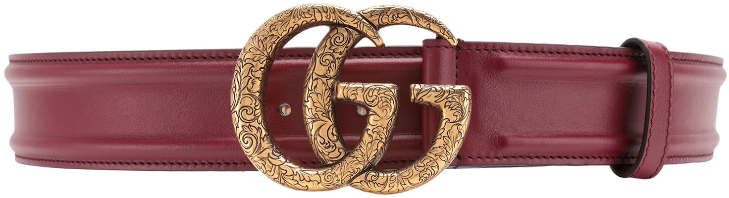 (Women) GUCCI Gold Engraved Double G Buckle Leather Belt for Women 4cm Wide. 709964 US10T-6044 Order (Women) GUCCI Gold Engraved Double G Buckle Leather Belt for Women 4cm Wide. 709964 US10T-6044