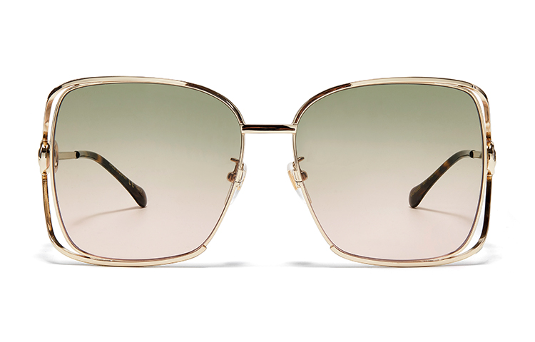 (Women) GUCCI Gold Frame Square Sunglasses GG1020S-001 61 圖 3