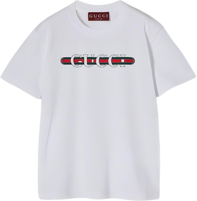 (W) Gucci Kaos Wanita Putih Lengan Pendek Crewneck Motif Graphic 787299-XJGNW-9074 Buy (W) Gucci Kaos Wanita Putih Lengan Pendek Crewneck Motif Graphic 787299-XJGNW-9074
