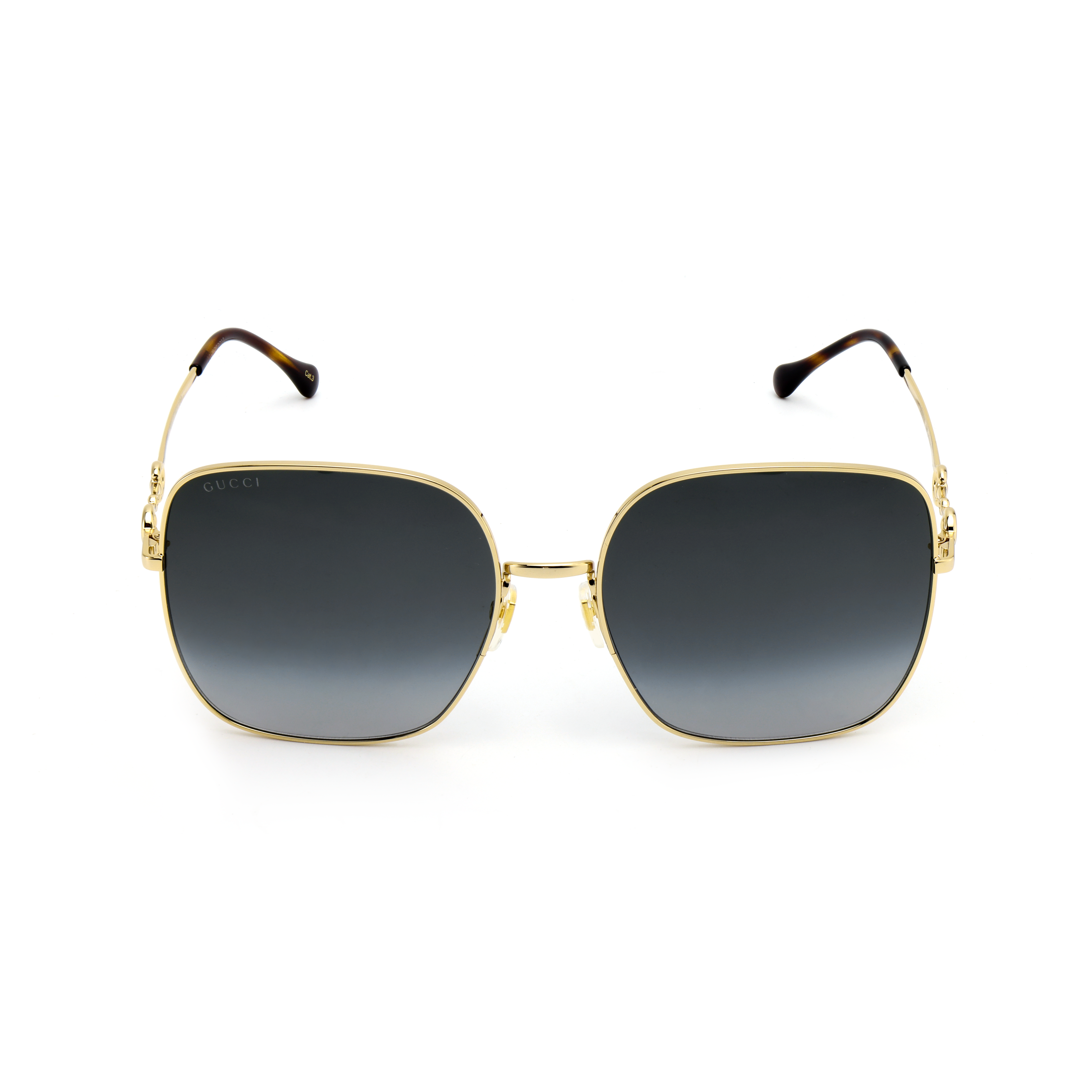 Lookbook (W) 구찌 그레이 직사각형 홀스빗 선글라스 (처방 옵션 포함) GG0879S-001