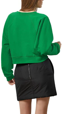 (W) Gucci Sweater Pendek Hijau dengan Bordir Logo 776912-XJGDU-3229 Shop (W) Gucci Sweater Pendek Hijau dengan Bordir Logo 776912-XJGDU-3229