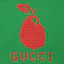 Details for (W) Gucci Sweater Pendek Hijau dengan Bordir Logo 776912-XJGDU-3229