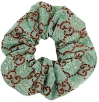 (Women) GUCCI Green Letter Print Hair Tie for Women. 7814153GAM94874 (Women) GUCCI Green Letter Print Hair Tie for Women. 7814153GAM94874