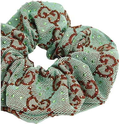 (Women) GUCCI Green Letter Print Hair Tie for Women. 7814153GAM94874 Shop (Women) GUCCI Green Letter Print Hair Tie for Women. 7814153GAM94874