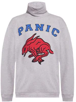 (Women) Gucci Grey Logo Print High Neck Sweatshirt 598875-XJBX5-1230 (Women) Gucci Grey Logo Print High Neck Sweatshirt 598875-XJBX5-1230