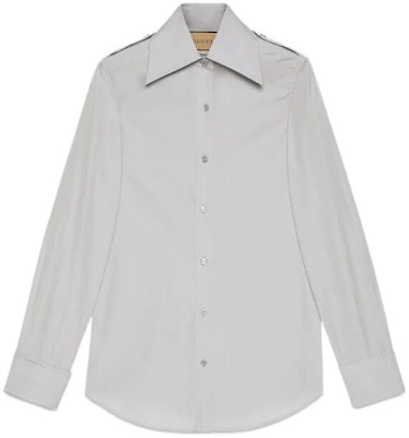 (W) 古驰灰色单排扣长袖防晒衬衫 675614-Z3599-1239 Buy (W) 古驰灰色单排扣长袖防晒衬衫 675614-Z3599-1239