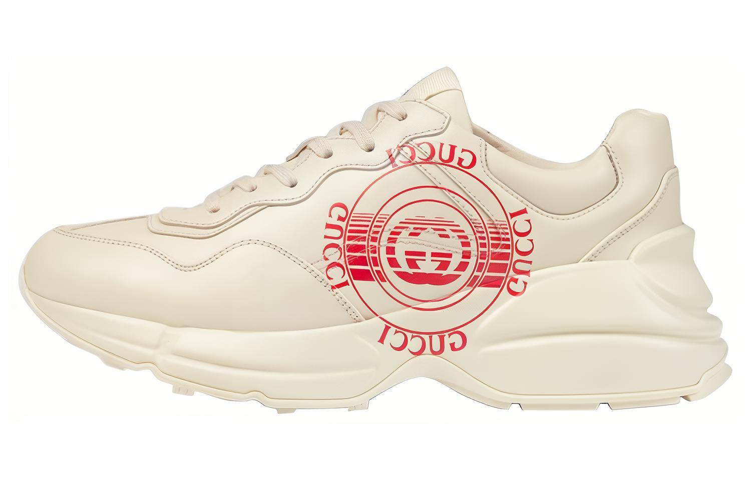 (W) Gucci Gucci Rhyton 'Gucci Disk Print - Ivory'