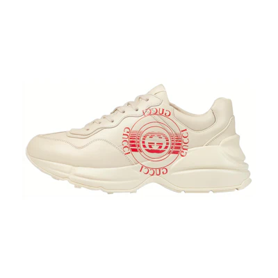 (W) Gucci Gucci Rhyton 'Gucci Disk Print - Ivory'