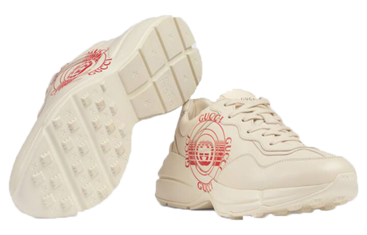 (W) Gucci Gucci Rhyton 'Gucci Disk Print - Ivory' 圖 4
