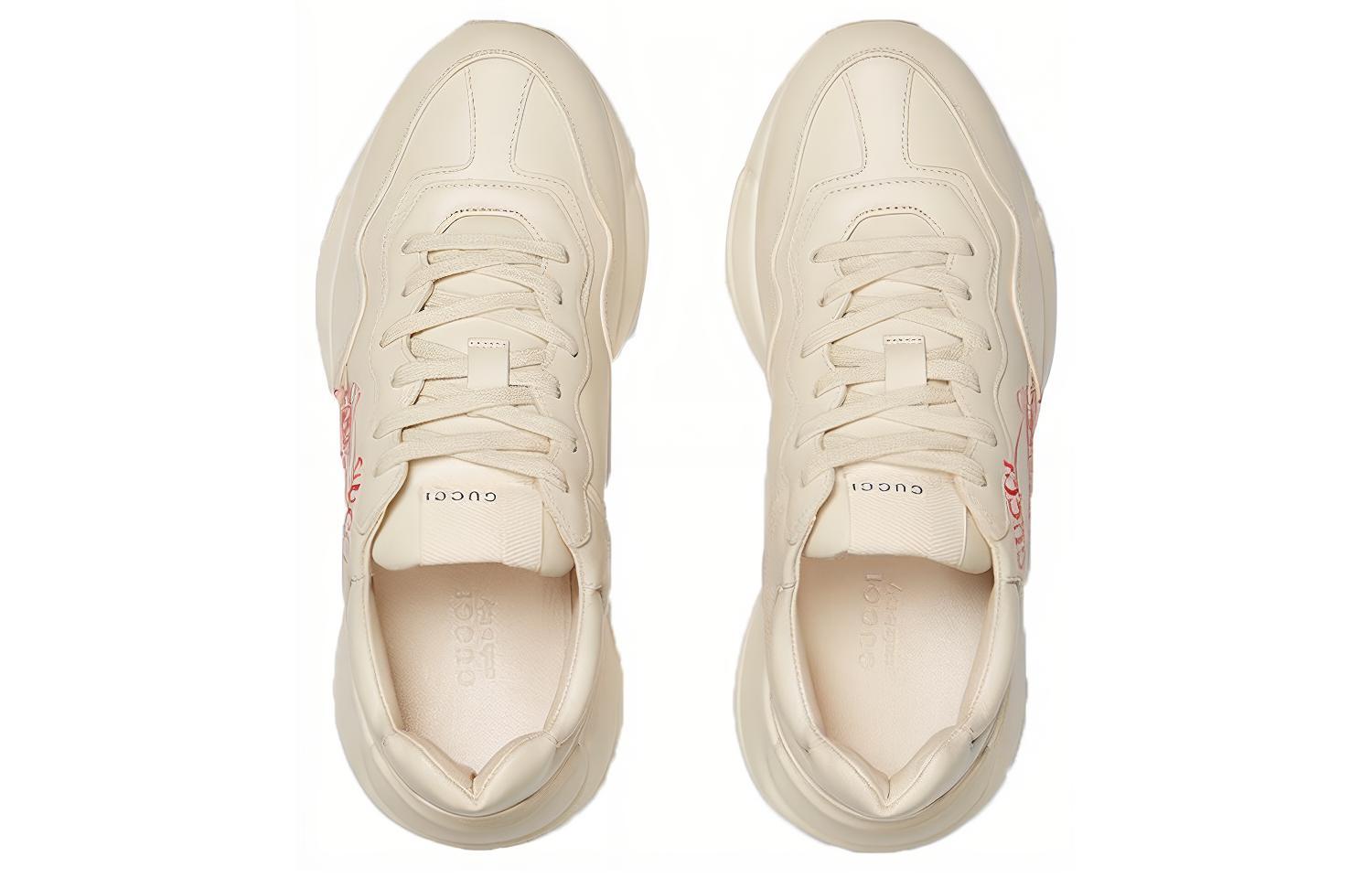 (W) Gucci Gucci Rhyton 'Gucci Disk Print - Ivory' 圖 5