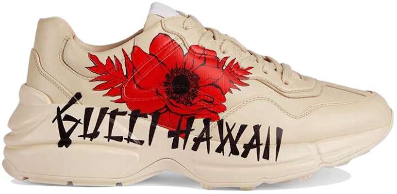 (W) Gucci Rhyton 'Estampado de Amapola Hawaii de Gucci' 631708-DRW00-9522 Order (W) Gucci Rhyton 'Estampado de Amapola Hawaii de Gucci' 631708-DRW00-9522