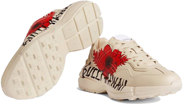 (W) Gucci Rhyton 'Estampado de Amapola Hawaii de Gucci' 631708-DRW00-9522 Details for (W) Gucci Rhyton 'Estampado de Amapola Hawaii de Gucci' 631708-DRW00-9522
