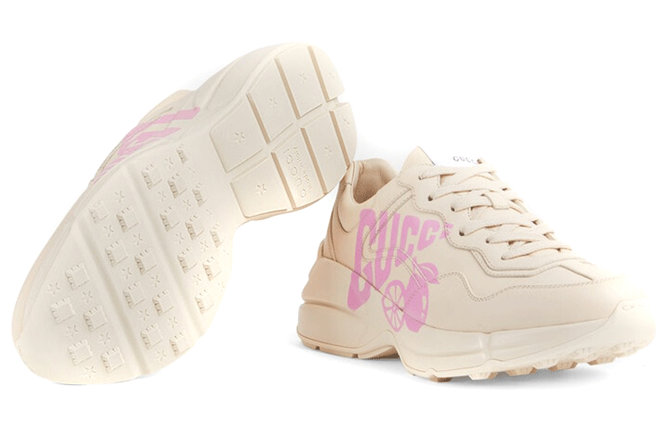 Purchase (W) Gucci Rhyton 'Lemon Gucci' Zapatillas 684900-DRW00-9522