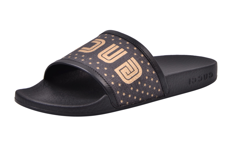 Shop (W) 구찌 구찌 슬라이드 '블랙 골드'   (Gucci Guccy Slide 'Black Gold' ) 519996-9QR10-1085