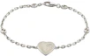 Buy (Women) GUCCI Heart Charm 925 Silver Bracelet for Women - Silver. 645546J84101184