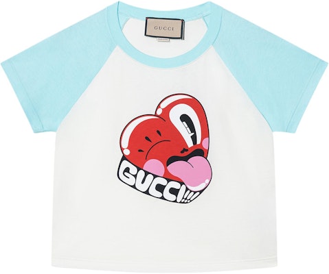(W) Camiseta Gucci Logo Corazón Manga Corta Raglán Off-White SS24 768183-XJGHN-9095 Buy (W) Camiseta Gucci Logo Corazón Manga Corta Raglán Off-White SS24 768183-XJGHN-9095