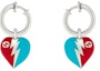 Buy (Women) GUCCI Heart Shaped Stylish Metal Earrings for Women 729604-J978H-8516