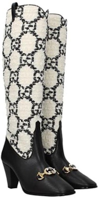 (W) Boot Tinggi Gucci 'Kulit Beige' 577652-G3210-8975 Lookbook (W) Boot Tinggi Gucci 'Kulit Beige' 577652-G3210-8975