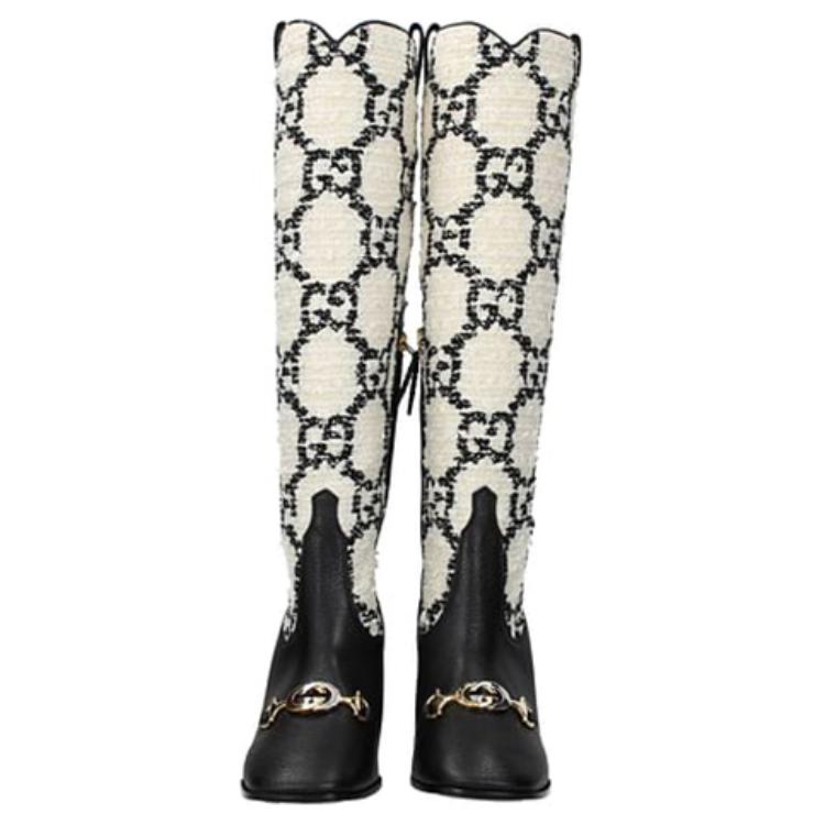 Purchase (W) Boot Tinggi Gucci 'Kulit Beige' 577652-G3210-8975