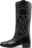 (Women) Gucci High-Top Boot 'Black Leather' 719839-AAA5R-1000 (Women) Gucci High-Top Boot 'Black Leather' 719839-AAA5R-1000