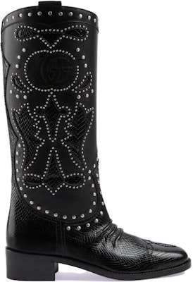 GUCCI古馳 皮革 時尚舒適 高筒靴 3.5公分 女款 黑色 Order GUCCI古馳 皮革 時尚舒適 高筒靴 3.5公分 女款 黑色