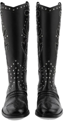 GUCCI古馳 皮革 時尚舒適 高筒靴 3.5公分 女款 黑色 Shop GUCCI古馳 皮革 時尚舒適 高筒靴 3.5公分 女款 黑色