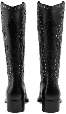 GUCCI古馳 皮革 時尚舒適 高筒靴 3.5公分 女款 黑色 Purchase GUCCI古馳 皮革 時尚舒適 高筒靴 3.5公分 女款 黑色