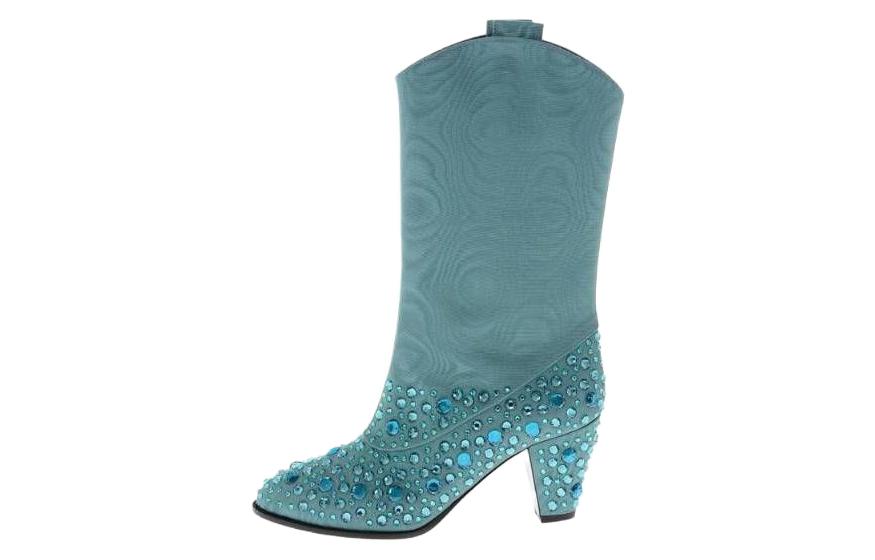 (Women) Gucci High-Top Boot 'Blue' 631268-9W800-3720