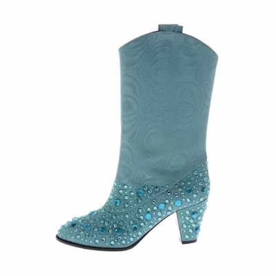 (W) Gucci High-Top Boot 'Blue'