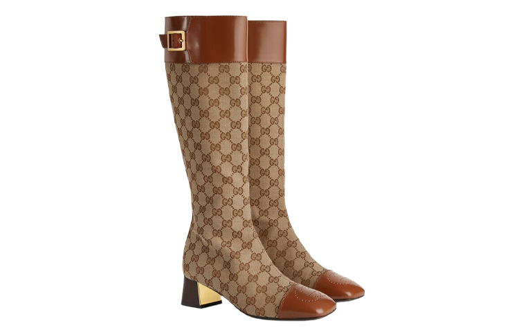 Order (W) Gucci Sepatu High-Top 'Brown Fashion' 678278-HVKL0-9786